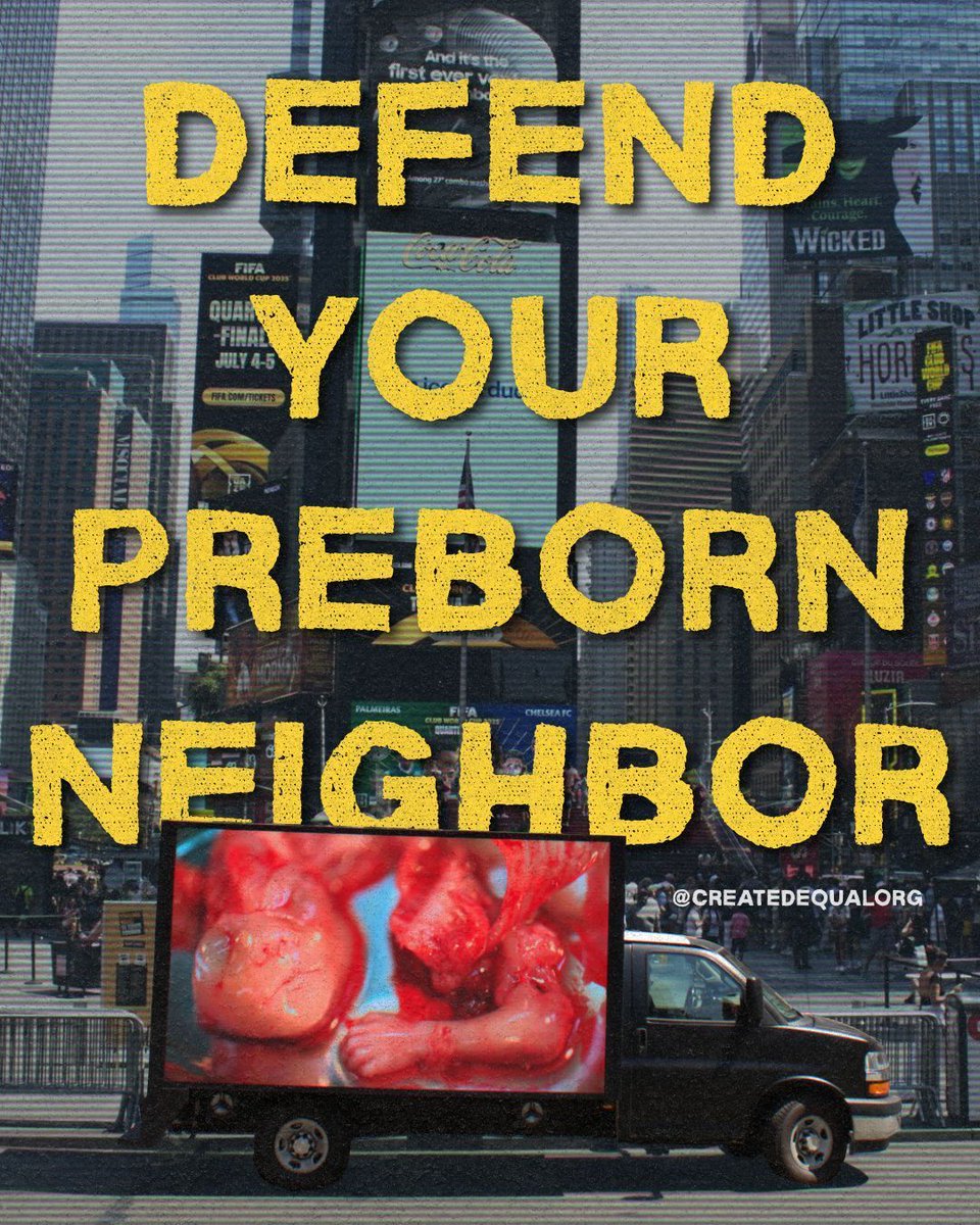 createdequalorg's tweet image. "Give justice to the weak and the fatherless; maintain the right of the afflicted and the destitute.
Rescue the weak and the needy; deliver them from the hand of the wicked.” Psalm 82:3-4

Are you standing up for your preborn neighbor today?

#defendyourneighbor #preborn