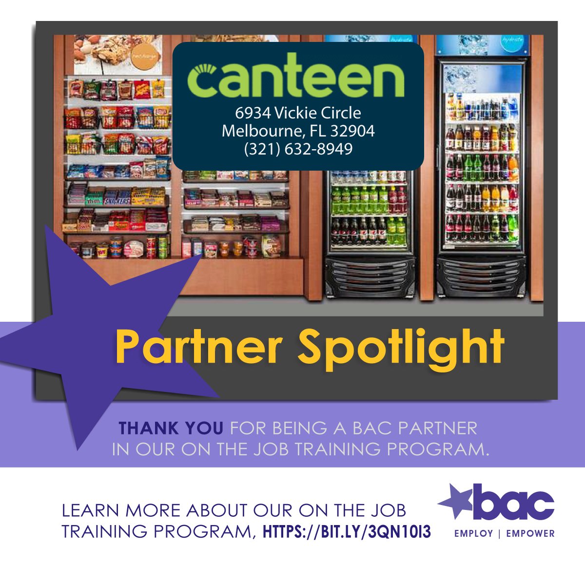 👍Celebrating Canteen North America for fostering inclusive job opportunities! Discover how partnerships drive change in our communities.

Learn more about our OJT programs: bit.ly/3QN10I3