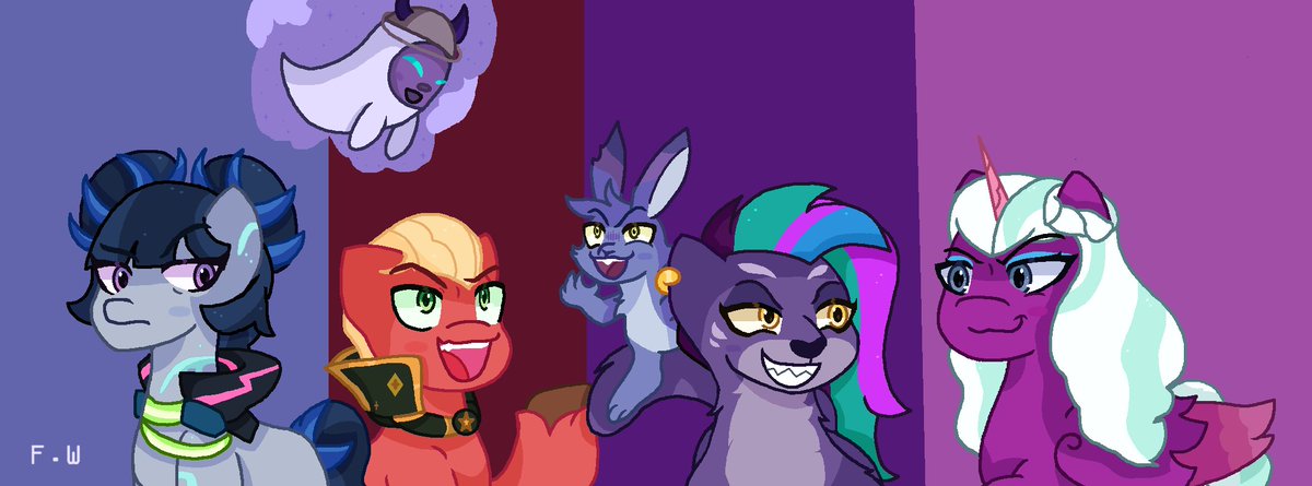Villains of Mlp G5😈
#OpalineArcana #Allura #Sprout #Twitch #Troggle #Zinnea #mlp #mlpg5
#mylittlepony #featherwing555