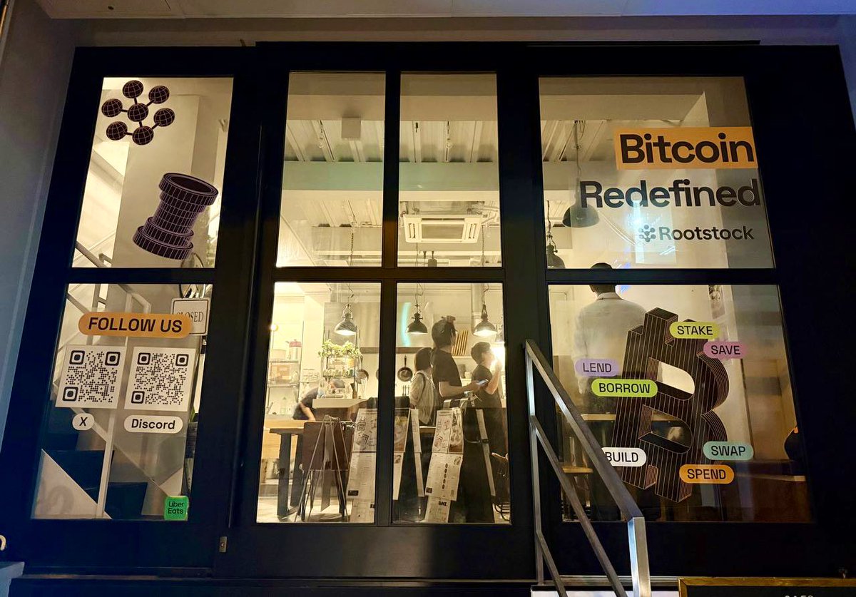 ／⋰
　ついに、明日から🌻
　Bitcoin Cafe by <a href="/rootstock_io/">Rootstock</a> 🧡
＼⋱

月曜日から #RootstockCafe が開始o(・ω＜)o
準備万端o(・ω＜)o💞

RootstockCafe限定メニューも👀✨
遊びにきてね⊂( ᴖ ̫ᴖ )⊃

🗓️08/11 - 08/22 (土日を除く)
📍cafe BLOCK Osaka