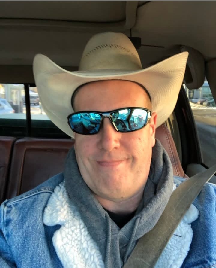 Fresh from the site, riding home with a smile… life’s better when you’ve got something worth smiling about 😉🤠”