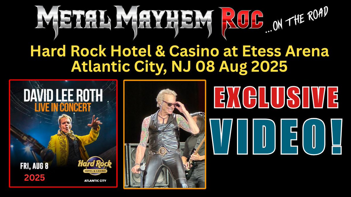 🔥 Diamond Dave is BACK! Watch David Lee Roth tear through Van Halen’s greatest hits — from “Panama” to “Jump” — live in Atlantic City, NJ (2025). Full highlight package, 17 songs, pure classic rock energy! 🎸
metalmayhemroc.com/blog/david-lee…