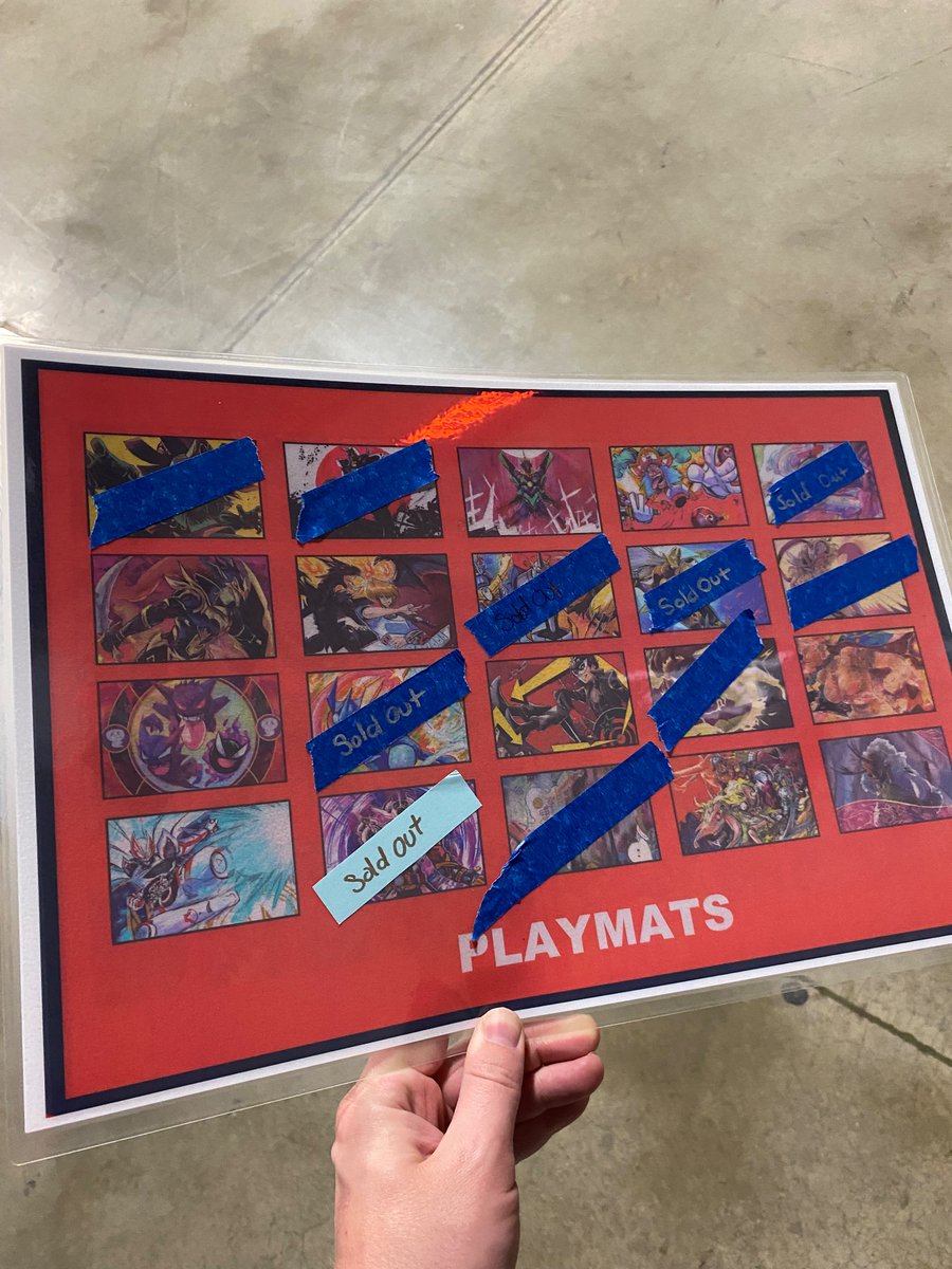 Day 3 of Otakon

We’re down to a measly 9 designs left! Will this be the con I finally sell out of all my designs?

(No definitely not, I have originals that never sell lmao)