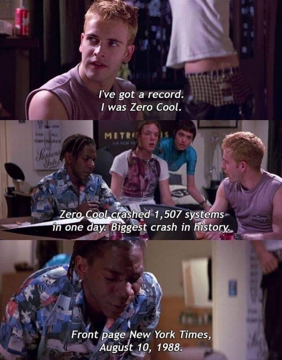 Happy Zero Cool day.