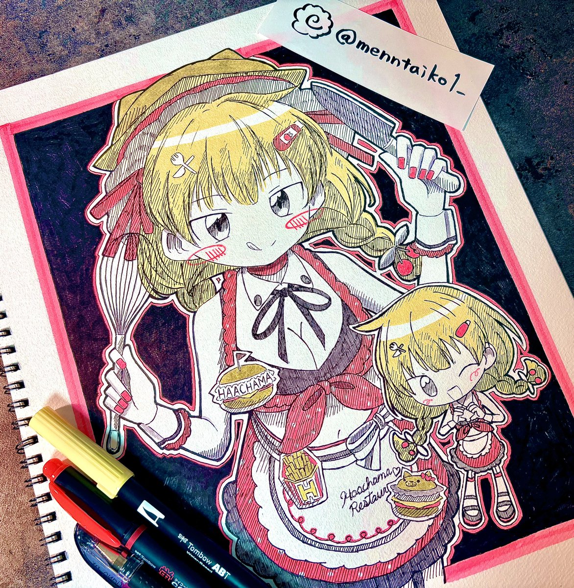 ❤️‍🔥🍳 #はあとart