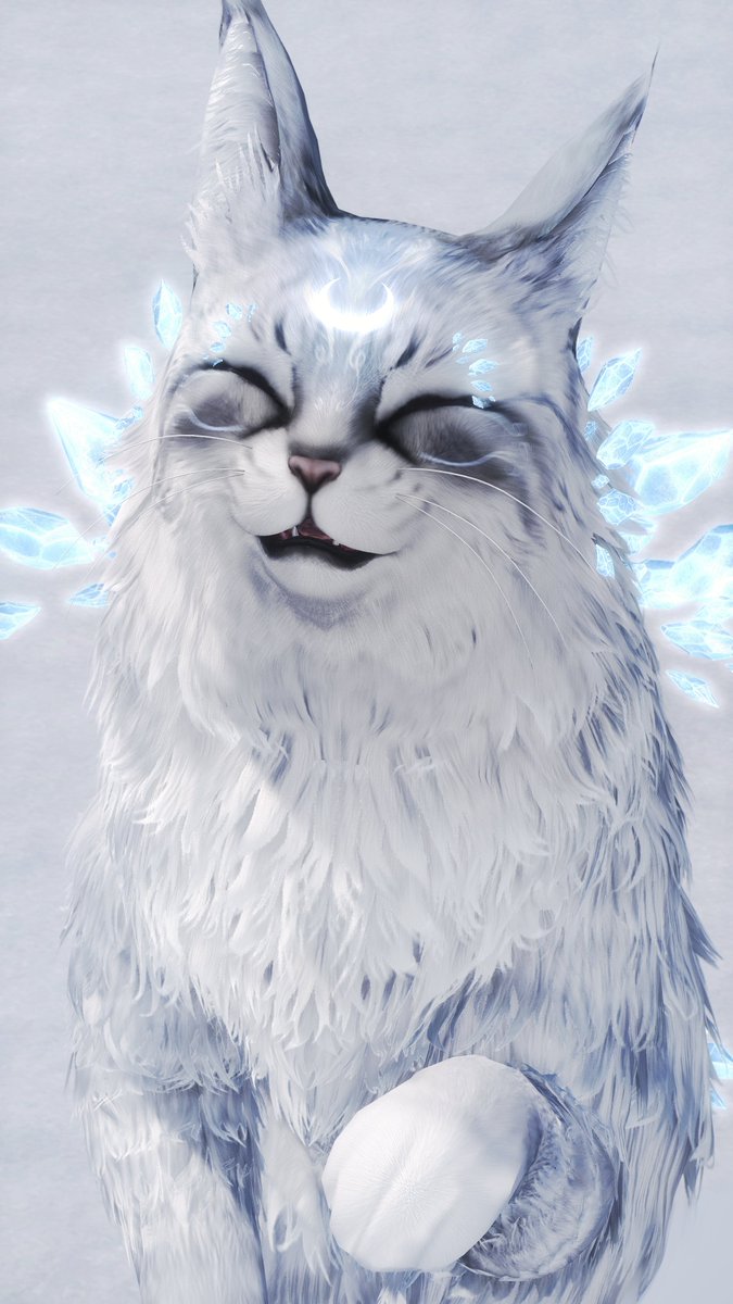 I spent my night on a fun side project: making my own version of the recent cat mount. I really love him, I hope you will too 💙
I have plans to give him vfx in the future, so I'll probably share an update once it's done!