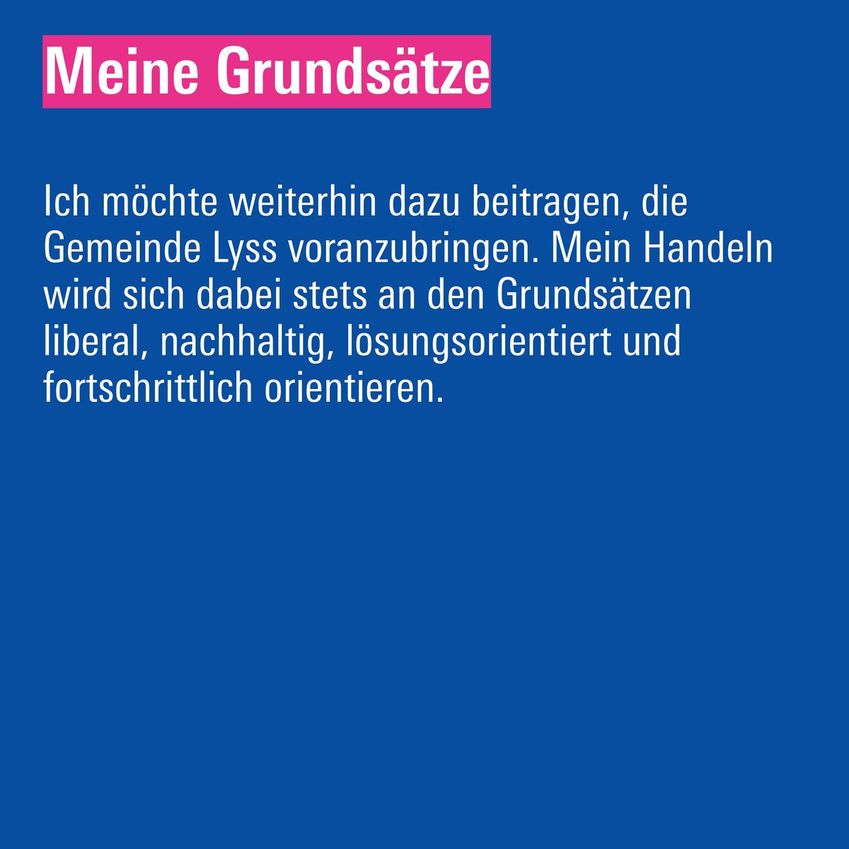 In 7 Wochen finden in #Lyss die Gemeindewahlen statt und ich kandidiere wieder für den Grossen Gemeinderat und würde mich über eine Wiederwahl sehr freuen. Für was ich mich einsetzen möchte, könnt Ihr hier lesen: clemens-puehringer.ch #WahlLyss25 #Wahlen
