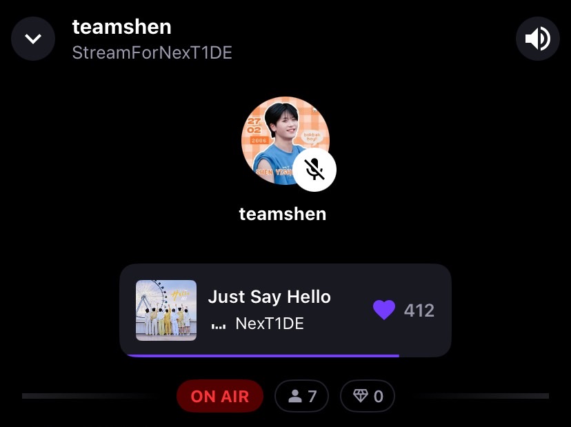 มาสตรีมกับบ้านเซินกันค่า

share.stationhead.com/w8yh4o3hywk0

#StreamForNexT1DE 
#NexT1DE
