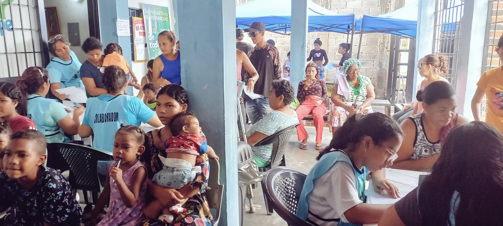 Estado Bolívar: Jornadas médicas materno-infantil: medicina general, ginecología, obstetricia, pediatría, nutrición. Equipos de salud junto a promotores comunitarios ... acercando la salud a las familias.