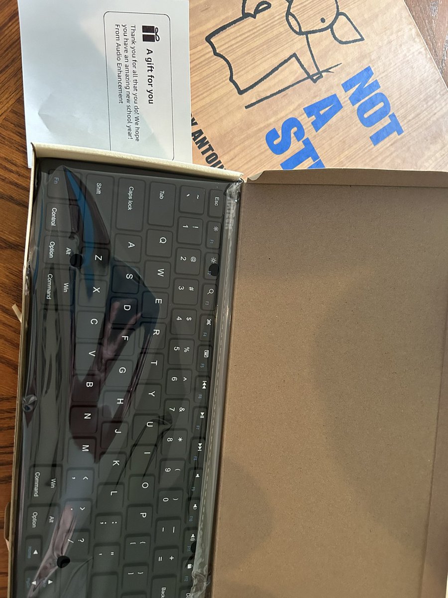 Thank you <a href="/AudioEnhancemnt/">Audio Enhancement</a> for the amazing gifts for the year!  So excited to read the book to my kinders!