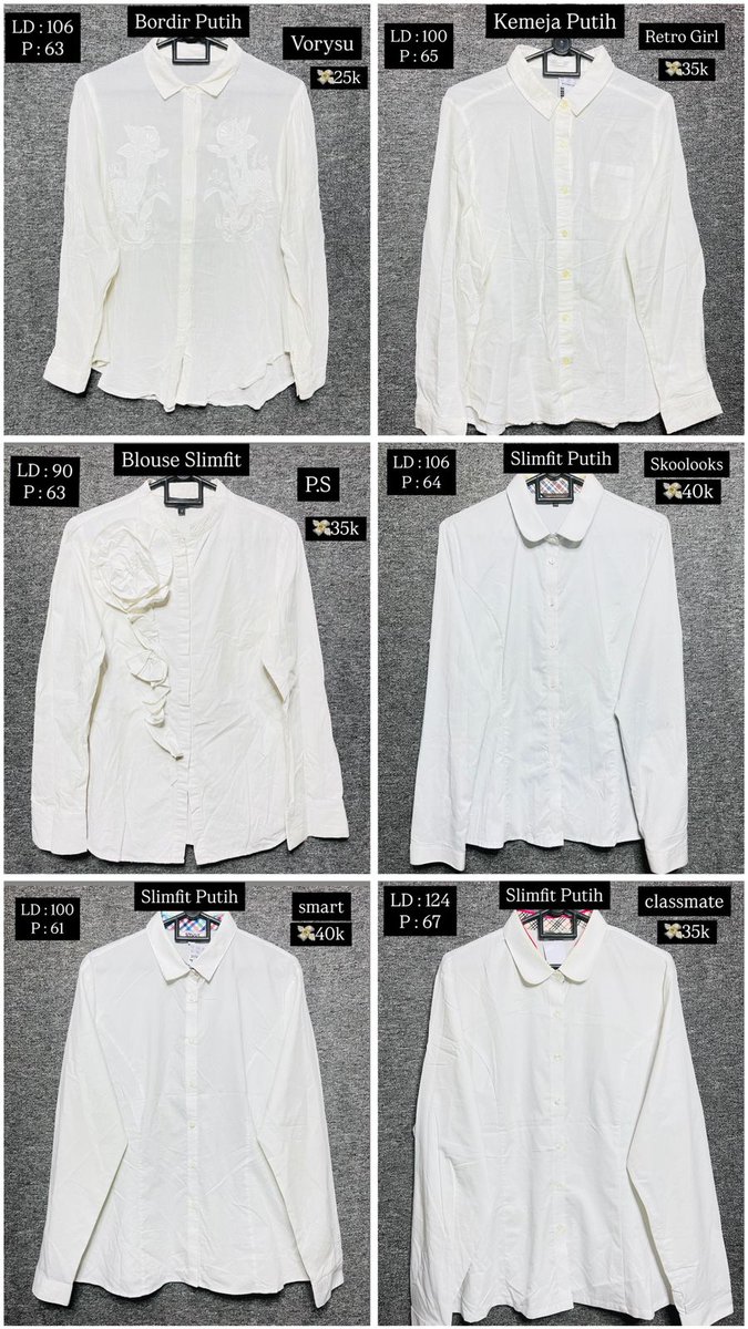 mt after dm | kemeja blouse putih tweet media