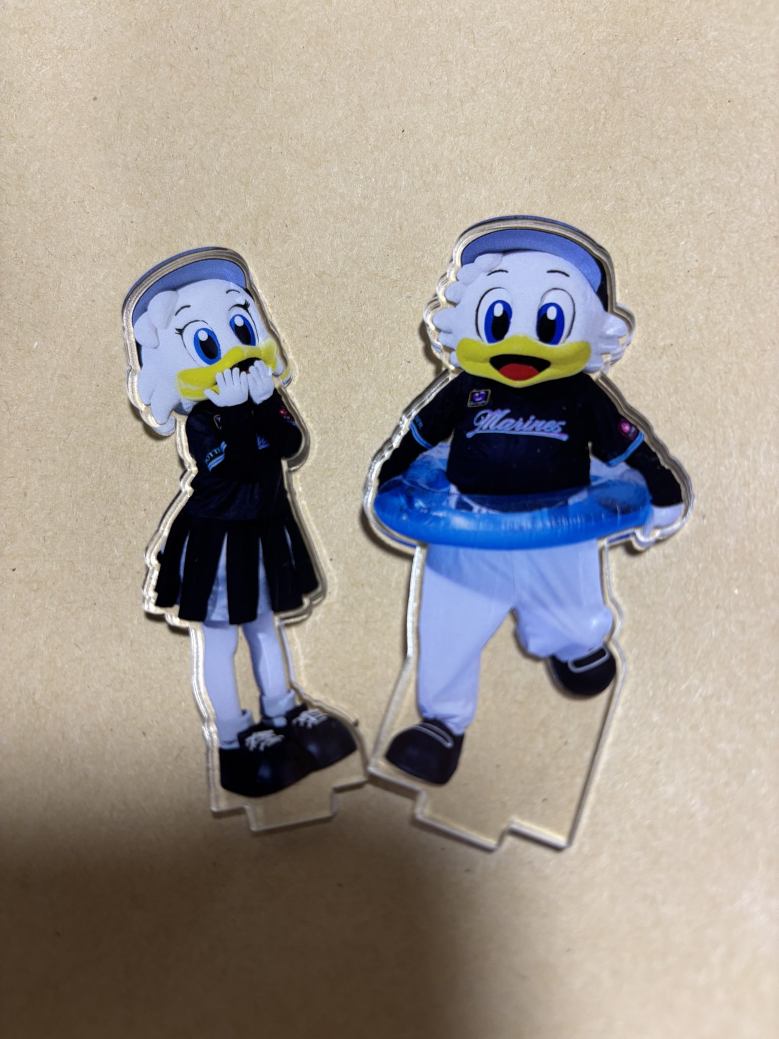 千葉ロッテマリーンズ マーくん ズーちゃん アクリルスタンド オンラインストア限定】11/1(金)PHOTOマスコット総集編グッズ