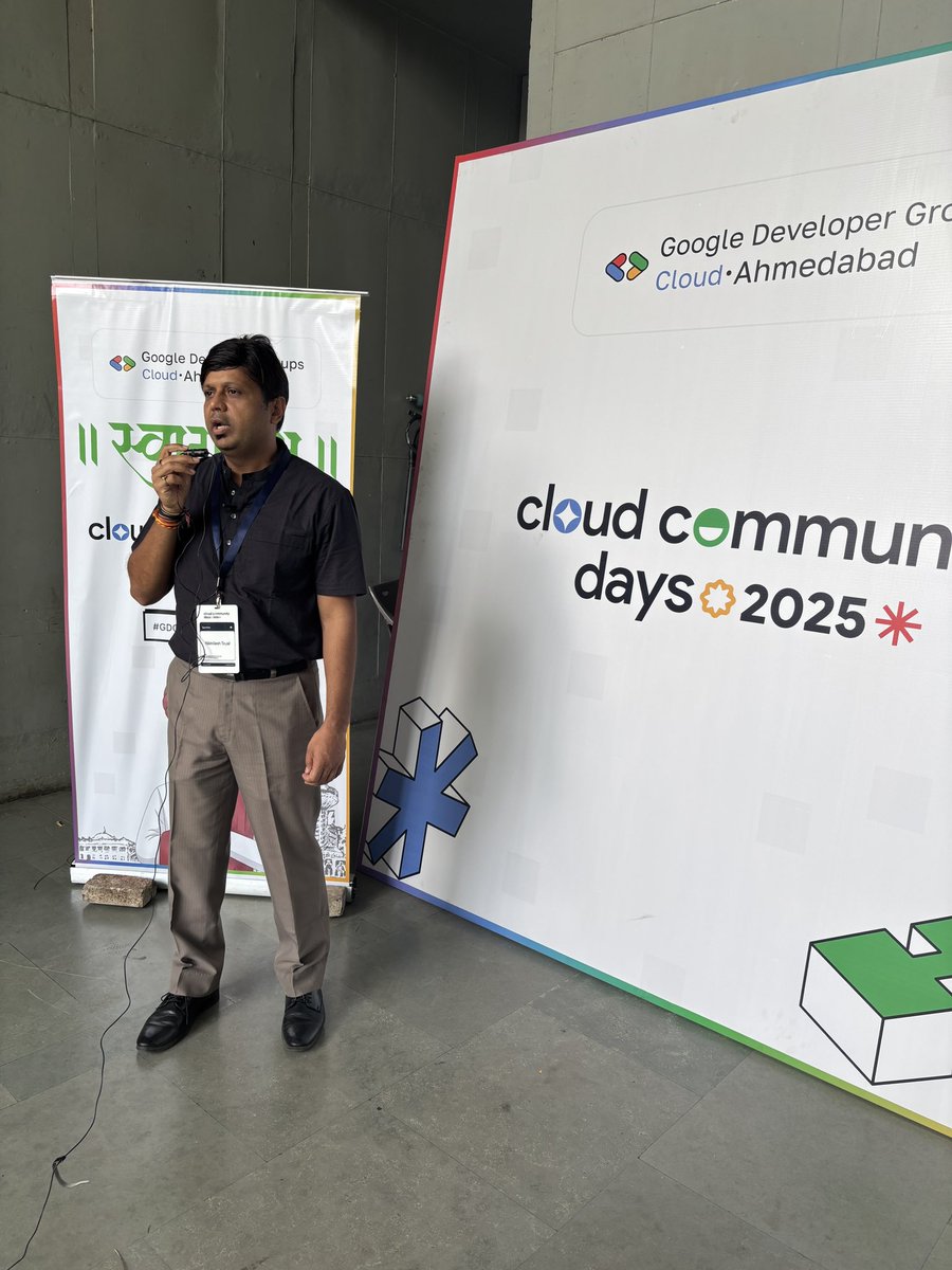 vishalnai56's tweet image. It’s always good to see you @losesaga Sir
And Happy to have you again in @GDGCloudAhm 

Thanks for insightful session

#GccdAhm25 #GCCDIndia2025 #GoogleCloud #Ahmedabad #GDGCloudAhmedabad