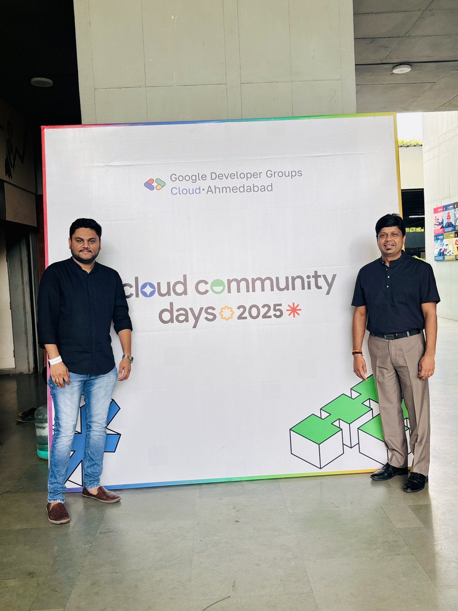 vishalnai56's tweet image. It’s always good to see you @losesaga Sir
And Happy to have you again in @GDGCloudAhm 

Thanks for insightful session

#GccdAhm25 #GCCDIndia2025 #GoogleCloud #Ahmedabad #GDGCloudAhmedabad