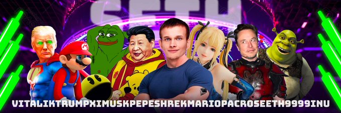 Summer_venom's tweet image. The #Stealth Ticker is : 
VitalikTrumpXiMuskPepeShrekMarioPacRoseETH9999Inu  $ETH 
Good team launching long name meta with bullish ticker. $ETH 
Launching today 5pm utc  
 
Trump yelled “MAKE MEMECOINS GREAT AGAIN.”  
TG: t.me/ETHVTPX9999
X: x.com/ethvtpx9999
Web: