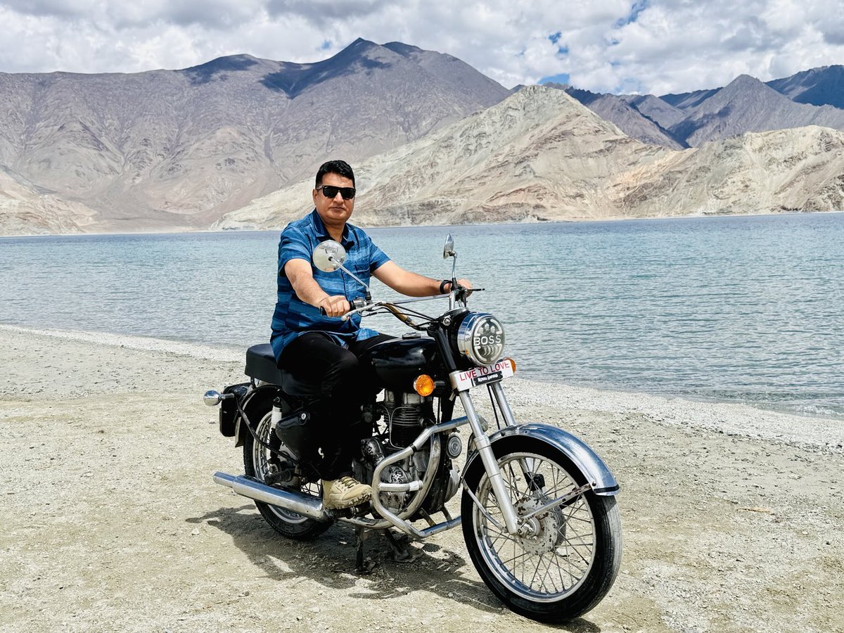 At #Pangong #Lake Leh