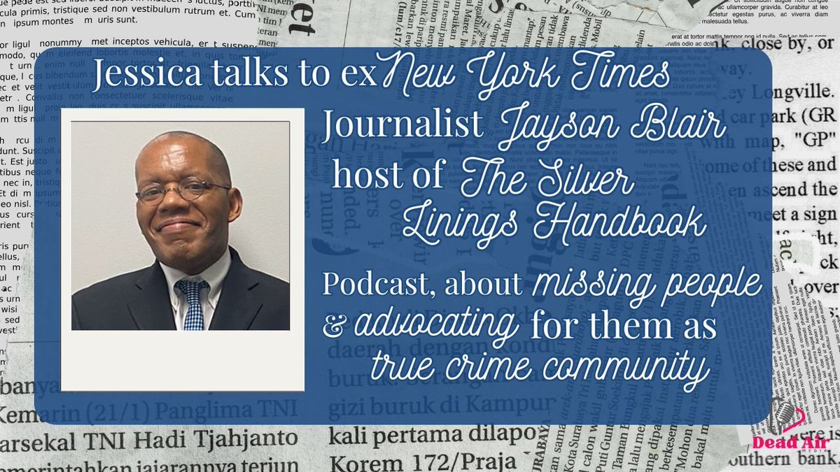 Version Of Events (@versionofevents) on Twitter photo We’re baaaaack!
Today we’re joined by former New York Times journalist and the host of The Silver Linings Handbook podcast, Jayson Blair. <a href="/SilverLinHbkPod/">Silver Linings Handbook Podcast</a> <a href="/jaysonblair7/">Jayson Blair</a>
Jayson is a mental health coach, a reporter and podcaster, and a fierce advocate for victims. We talked We’re baaaaack!
Today we’re joined by former New York Times journalist and the host of The Silver Linings Handbook podcast, Jayson Blair. <a href="/SilverLinHbkPod/">Silver Linings Handbook Podcast</a> <a href="/jaysonblair7/">Jayson Blair</a>
Jayson is a mental health coach, a reporter and podcaster, and a fierce advocate for victims. We talked