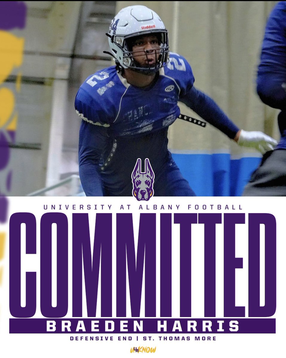 1000% committed🟡🟣  Go Danes 🐶!!!!
#AGTG <a href="/Coach_Ander5on/">Coach Anderson</a> <a href="/CoachGlowa/">Coach James Glowa</a> <a href="/martin_manson3/">Martin Manson Jr.</a> <a href="/UAlbanyFootball/">UAlbany Football</a> <a href="/NE6FB_Recruits/">NE-Recruits</a> <a href="/_Coach_Smith/">Brendan Smith</a>