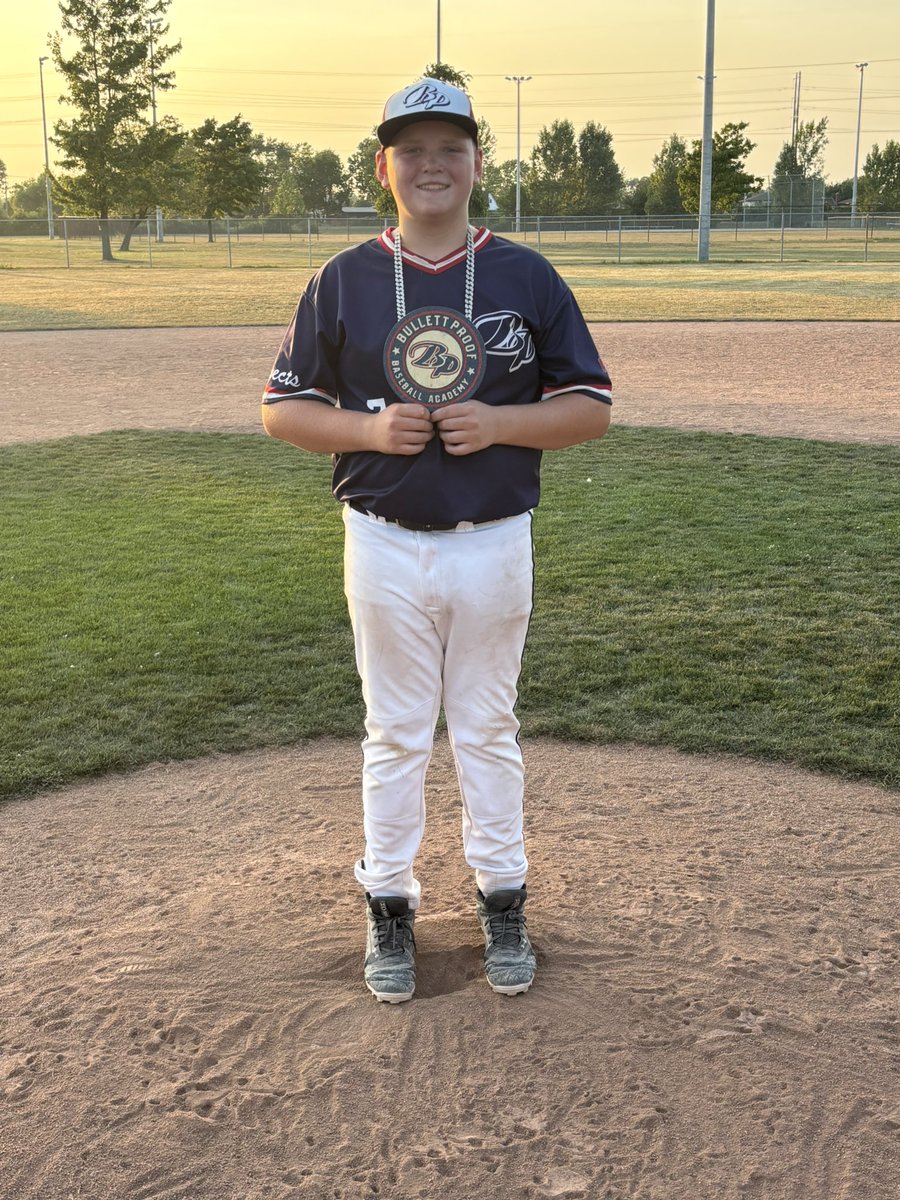 BP 12U Prospects were eliminated from their playoff weekend in a heart breaking 11-10 loss. The boys refused to quit, down 11-7 going into the last inning and just coming up short in their comeback. Player of the game went to Hudson Moir who pitched two innings of relief letting