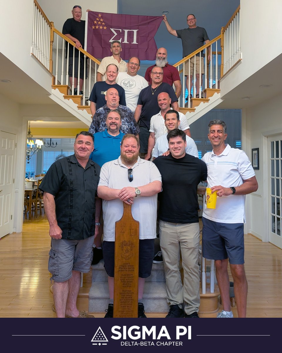 Had a great time at yesterday's alumni BBQ, hosted by PJ and Jackie DeBiase. Already looking forward to next year!

#SigmaPi #ΣΠ #Owls #WhyIBelieve #Monmouth #MonmouthUniversity #MonmouthU #GoHawks #HawkFamily #MonmouthHawks