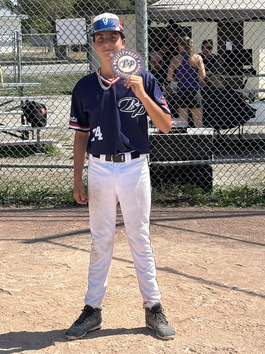 A disappointing loss for the BP 12U Prospects in their second game of their playoff weekend. Nico Ravazzolo got player of the game for pitching 4 innings with 2 Earned Runs and striking out 7. He also was responsible for the teams two runs of the game going 1 for 2 with a Home