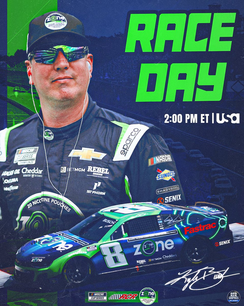 Kyle Busch Watkins Glen Race Day Graphic | <a href="/RCRracing/">RCR</a> <a href="/KyleBusch/">Kyle Busch</a>
