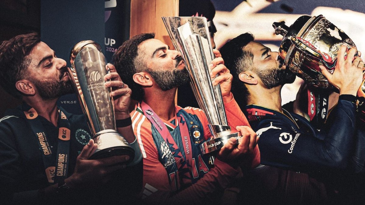 He achieved all these trophies in the span of one year🥶

CROWN BELONGS TO KOHLI