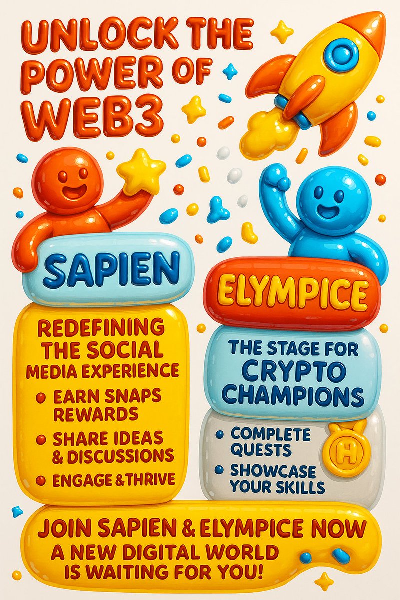 Ready to embrace the next level of Web3 engagement? Dive into the future with <a href="/JoinSapien/">Sapien</a> and <a href="/elympics_ai/">Elympics</a>! 🚀

<a href="/JoinSapien/">Sapien</a> transforms social media by valuing your every interaction. Share your thoughts, join community discussions, and help others to earn Snaps—real rewards for