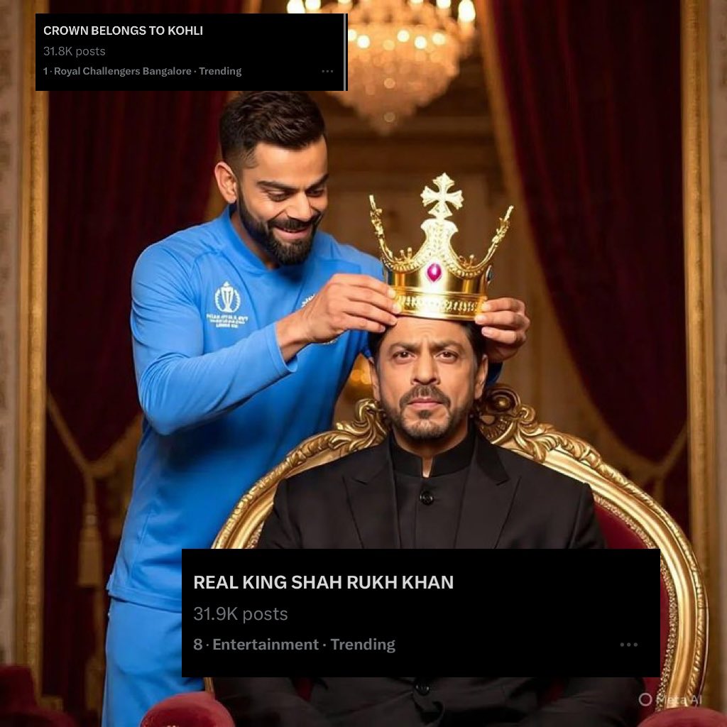 we have overtaken tag count within one hour , baap of all fandom

REAL KING SHAH RUKH KHAN