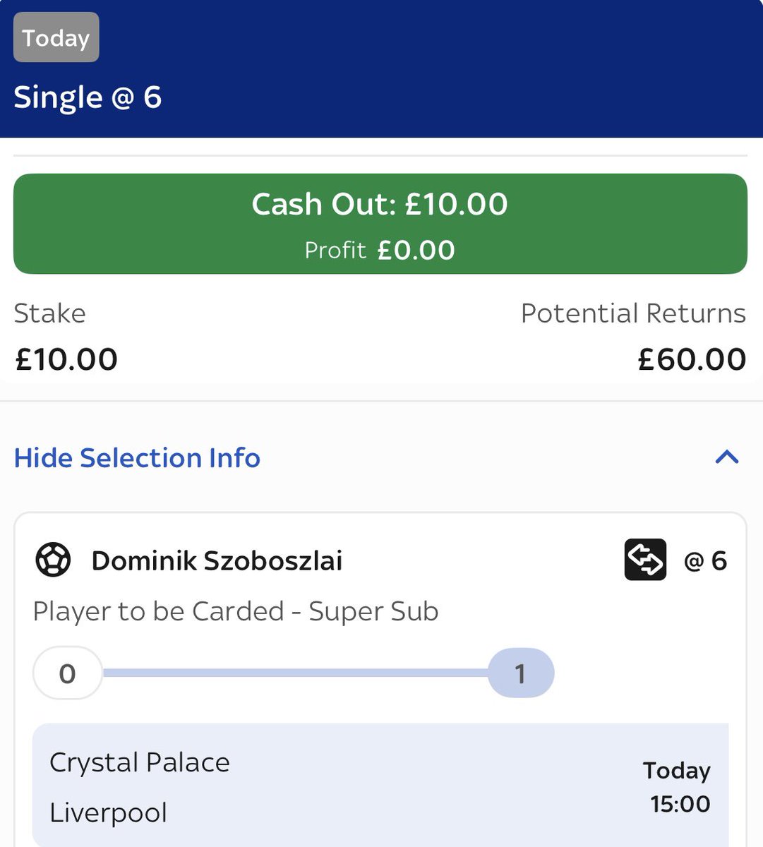 HarryDoherty9's tweet image. Crystal Palace vs Liverpool⚽️

🟨
