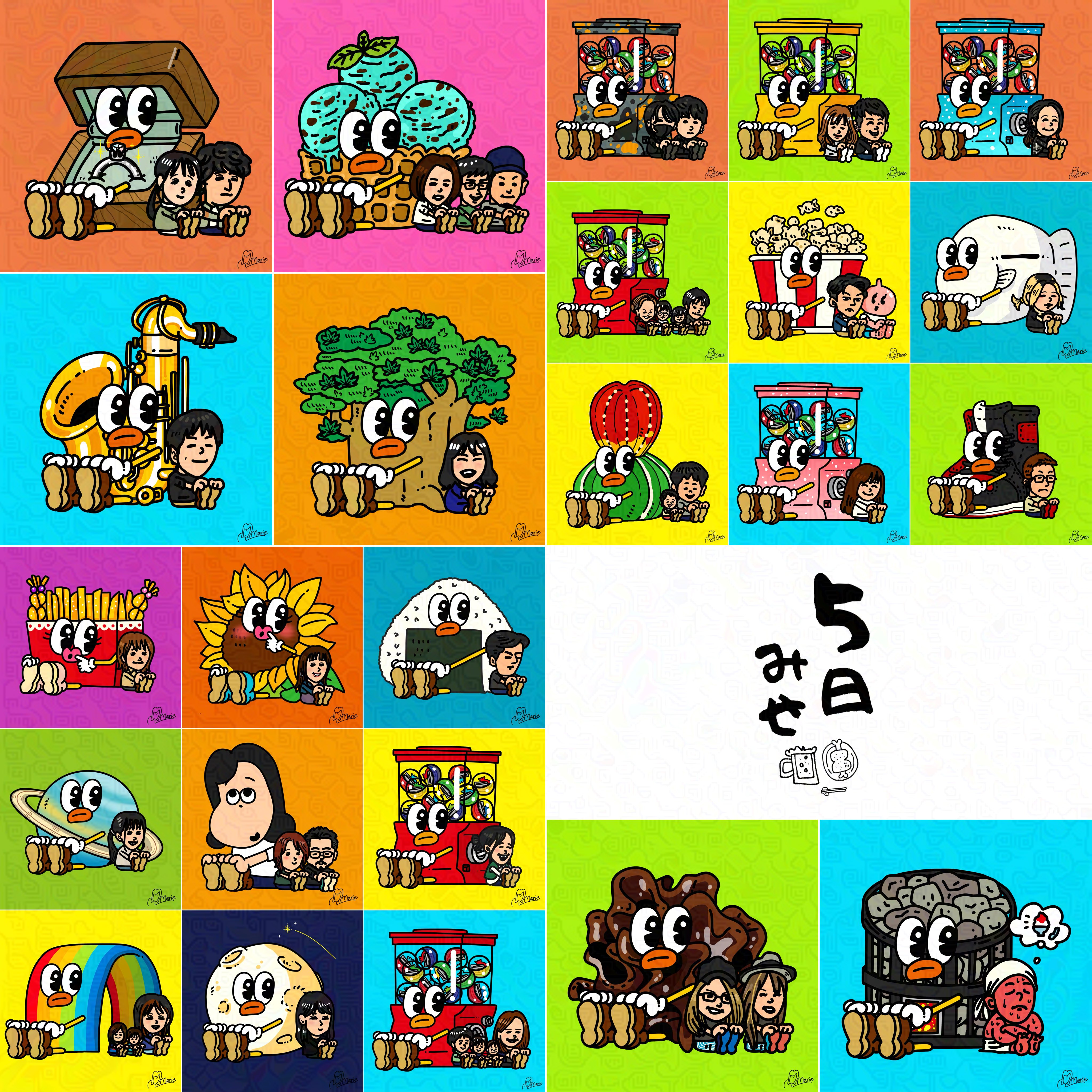 みんなの思い出を似顔絵で残しませんか？　大人数割引き有！ みんなの思い出を似顔絵で残しませんか？ 大人数割引き有