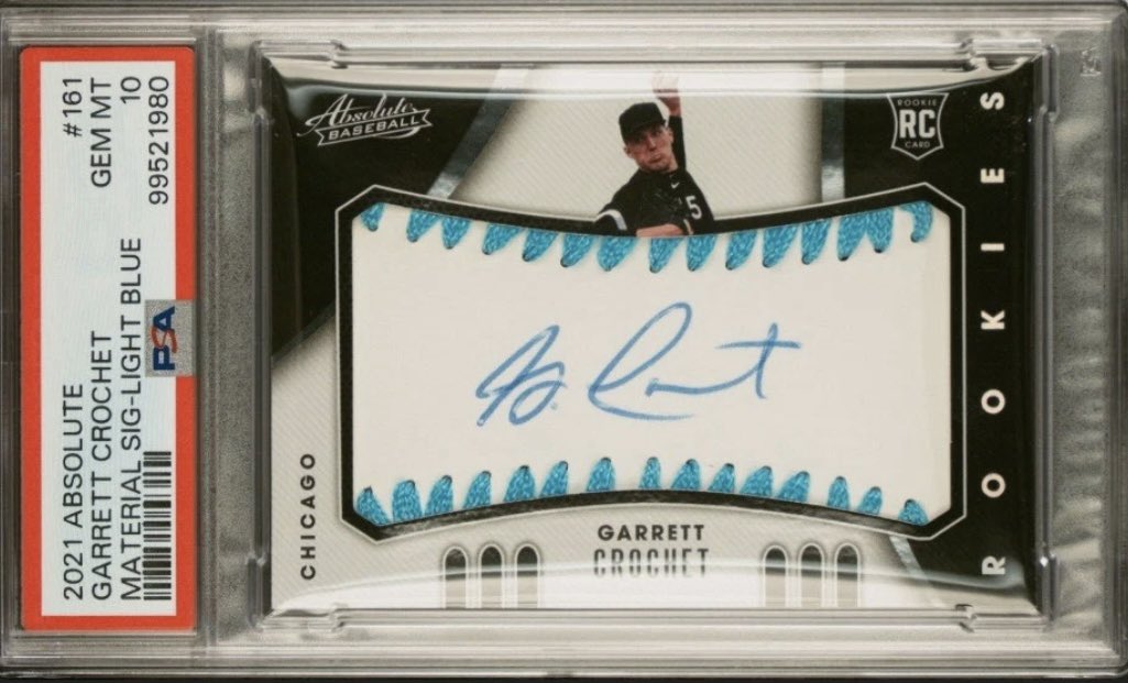 ngmauctions's tweet photo. Check out #Autographed #GarrettCrochet #RedSox LE #10/30 Absolute Baseball Material Sig Light Blue RPA RC~PSA 10 https://t.co/KR0gUEQfxE #eBay via @eBay
#WhiteSox #LGRS #bosvssd #DirtyWater #Thehobby #baseballcards #sportscards #TradingCards #LGRS! 𧦠https://t.co/BKZuO2TqPZ