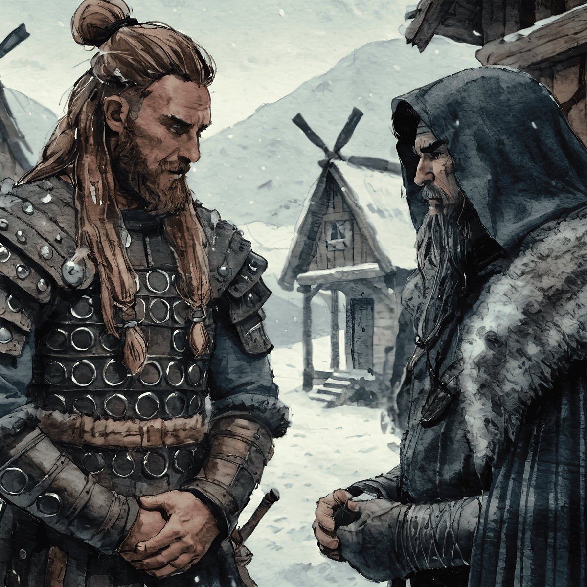 algoros_algo's tweet image. At sunrise, Algoland&apos;s destiny hangs in the balance. Two rival clans will clash in a fateful duel, sealing our future in blood. As dawn breaks, history unfolds.

(Skynar&apos;s Scrolls - Scribed at 01:41 PM GMT by the Observer)

$VIKING $ALGO