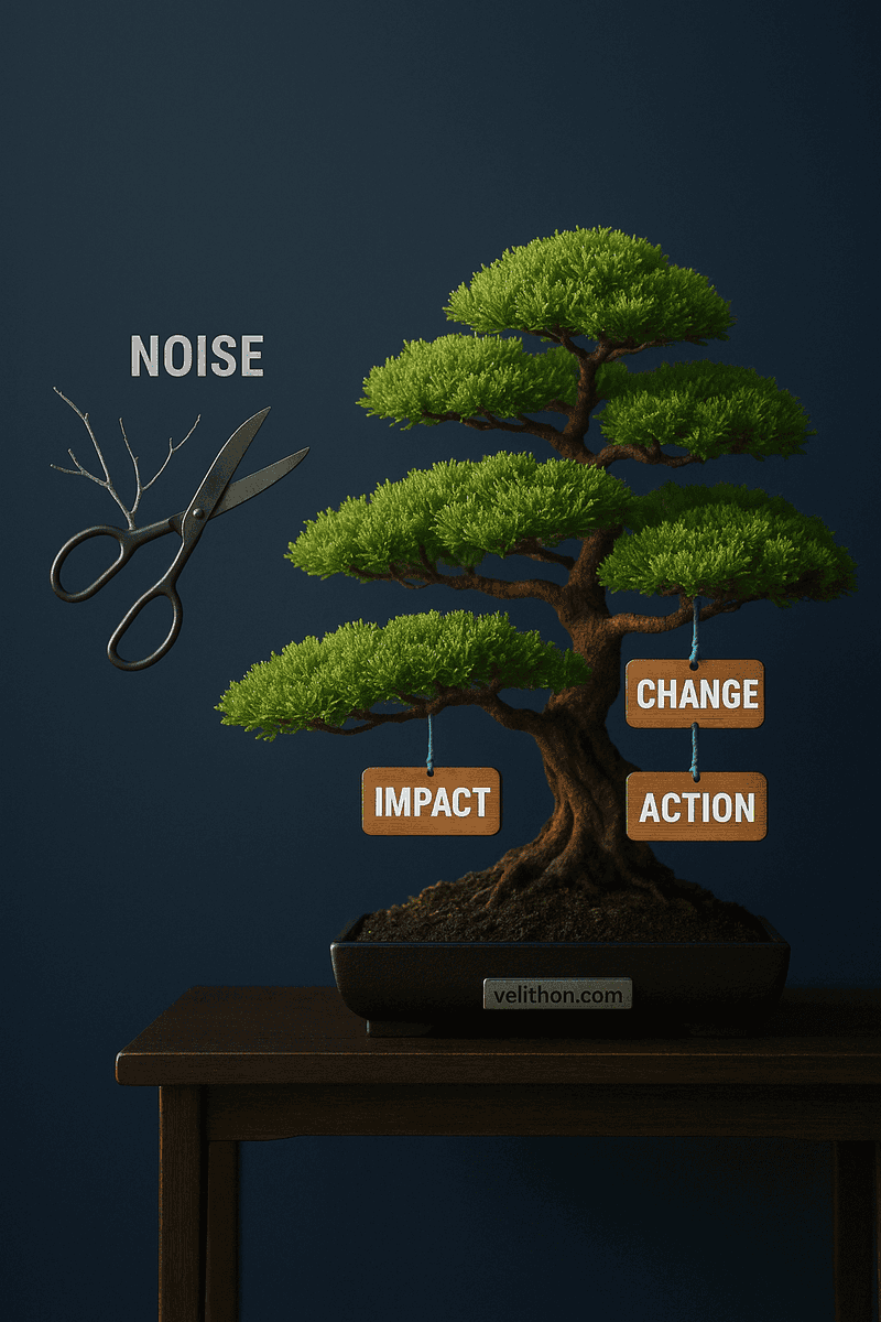 velithon's tweet image. Alpha grows when you prune. 
Velithon trims noise and leaves the branches that carry decisions.

velithon.com

#Velithon #PruneTheNoise #DecisionDesign 🌿✂️