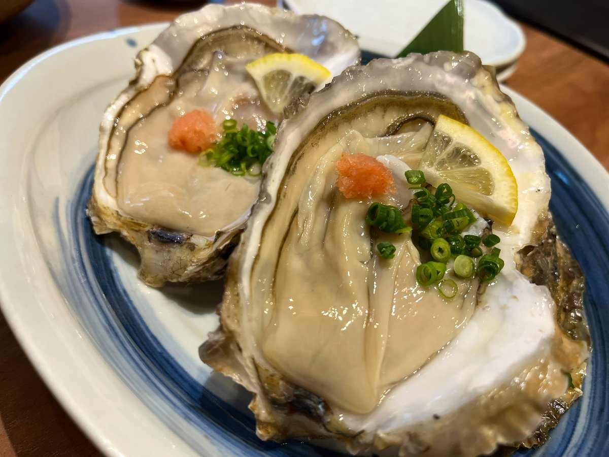 生牡蠣もいただきました♪