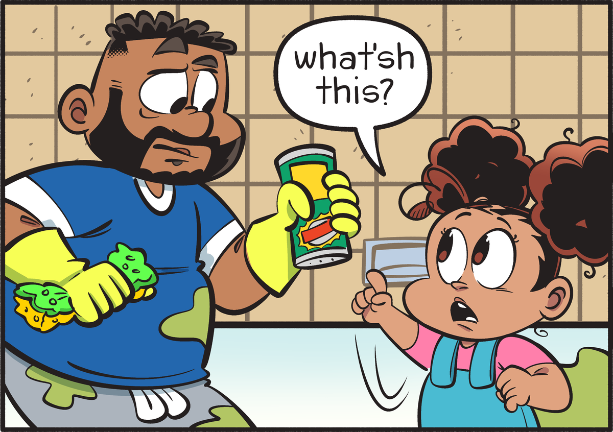 Random panel from this week's Beware of Toddler comic-

Check out the rest below!