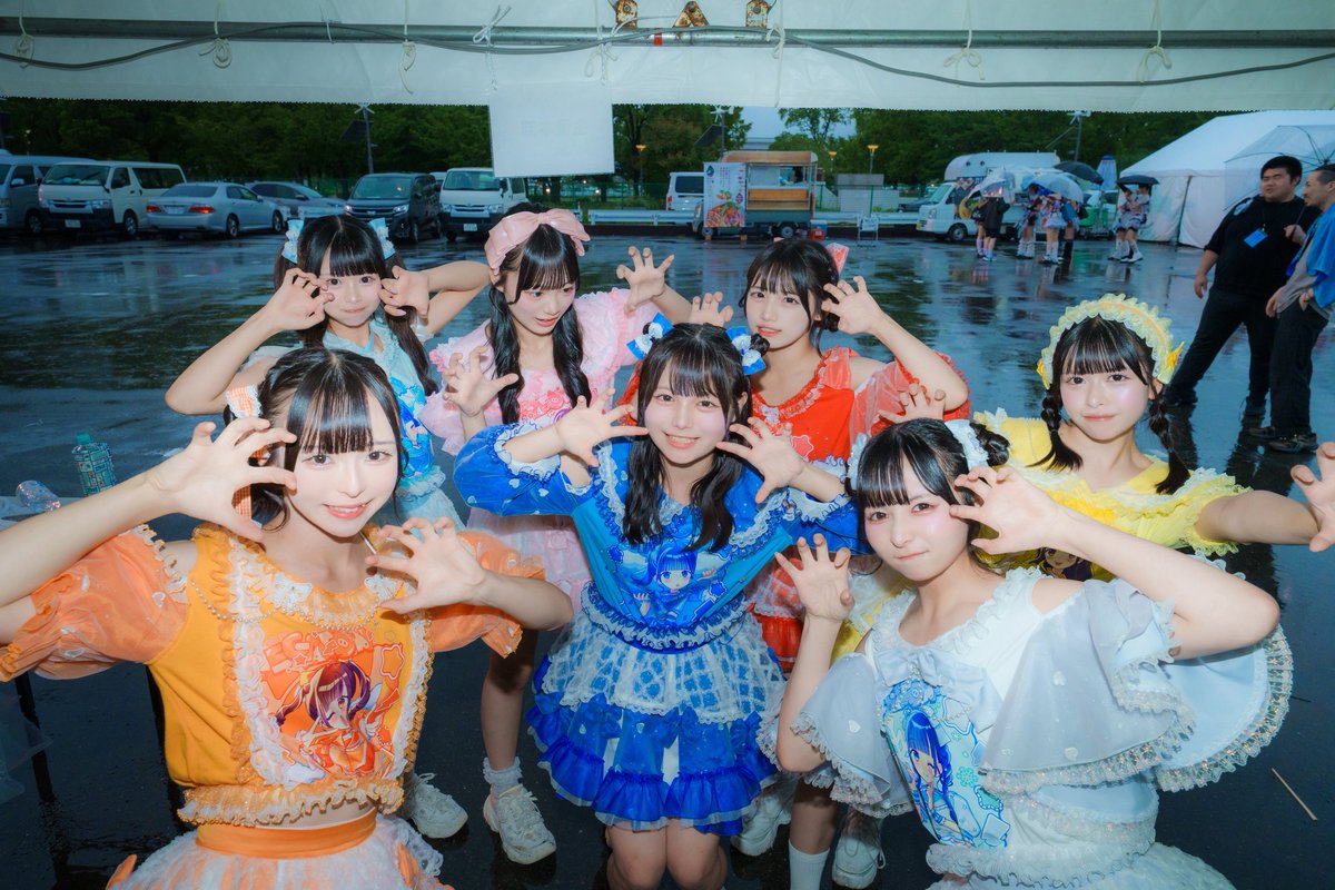 本日は IDOL SUMMER JUNGLE 2日目 ありがとうございました🐯☔️ 次の