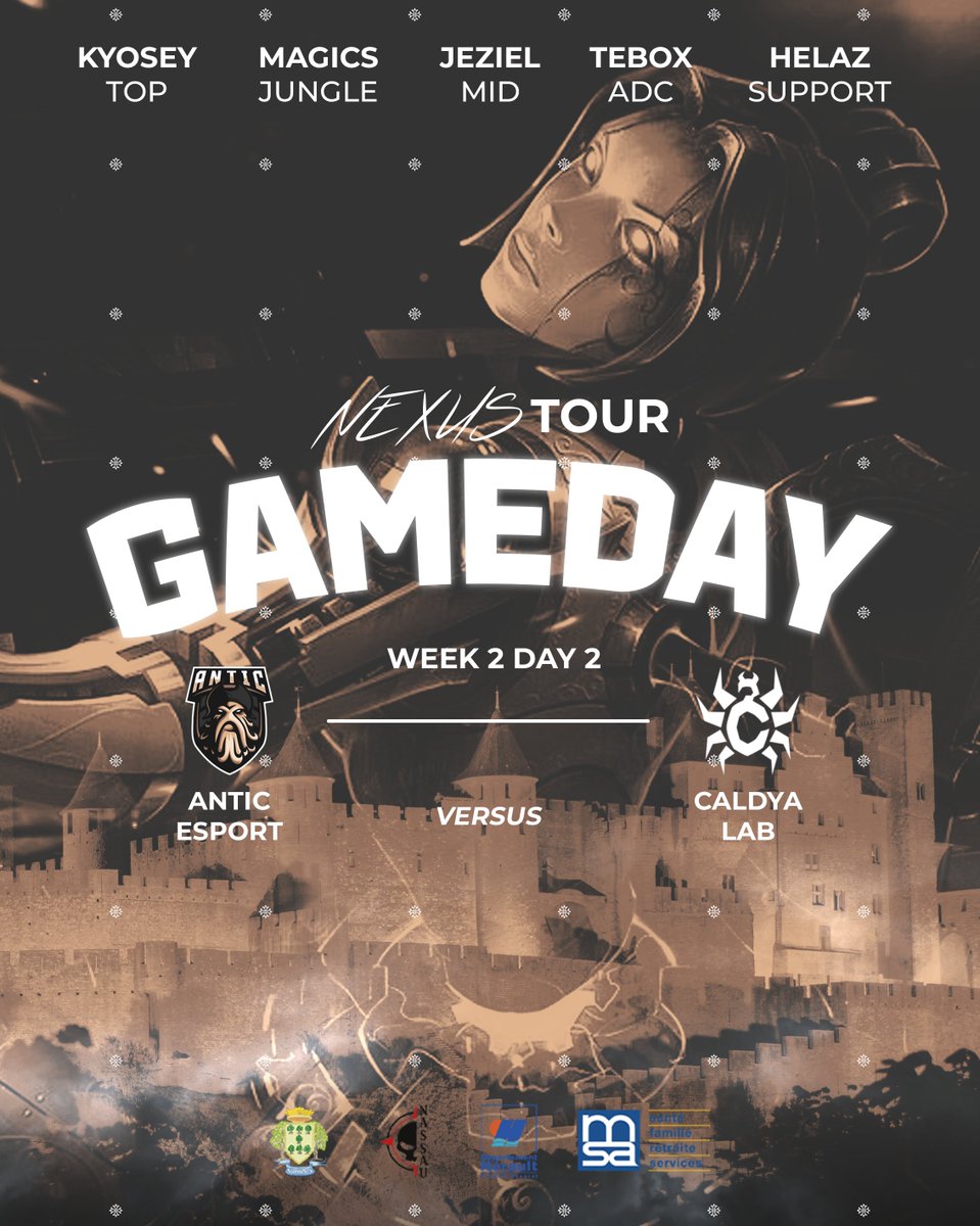 Et maintenant, un très gros morceau...

Nos pirates affrontent en demi-final <a href="/CaldyaEsport/">Caldya</a>.
Un choc au sommet. 💥

A l'abordage ! 🏴‍☠️
📺: twitch.tv/anticesc

#ATCWIN