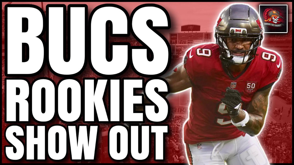 NEW PODCAST: #Bucs Rookies Shine in Preseason Win - <a href="/cannonfirepod/">Cannon Fire Podcast</a> 

Watch: youtube.com/live/EubtXRROK…

Spotify: open.spotify.com/episode/6jHQmu…

Apple Podcasts: podcasts.apple.com/us/podcast/can…