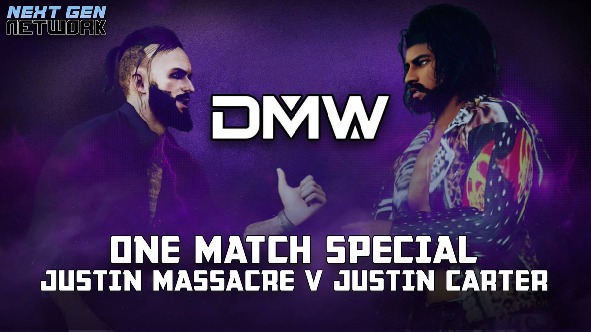 Before We Get To What You have all been waiting for at the end of August on August 30th and August 31st  Death or Dishonour and Aces High Today  at 1am GMT (British time) 8pm Eastern (US Time)we have a One match special between Justin Carter(@xkingoftheskies) and Justin Massacre