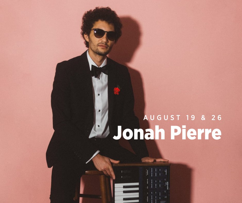 Live music, all month long! 🎶 Among this month’s lineup of performers, we’re thrilled to launch our inaugural Summer Music Residency with pianist and composer Jonah Pierre on Tuesday, August 19 through September 9. Remember: we're open until 9 p.m. every Tuesday!