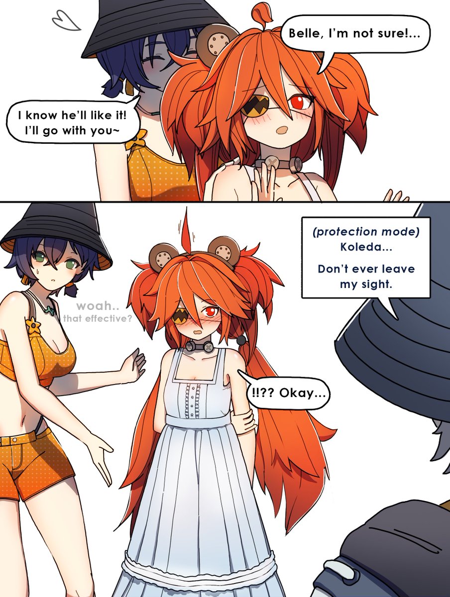 Koleda's summer dress activated Wise's Brother mode
#zzzero