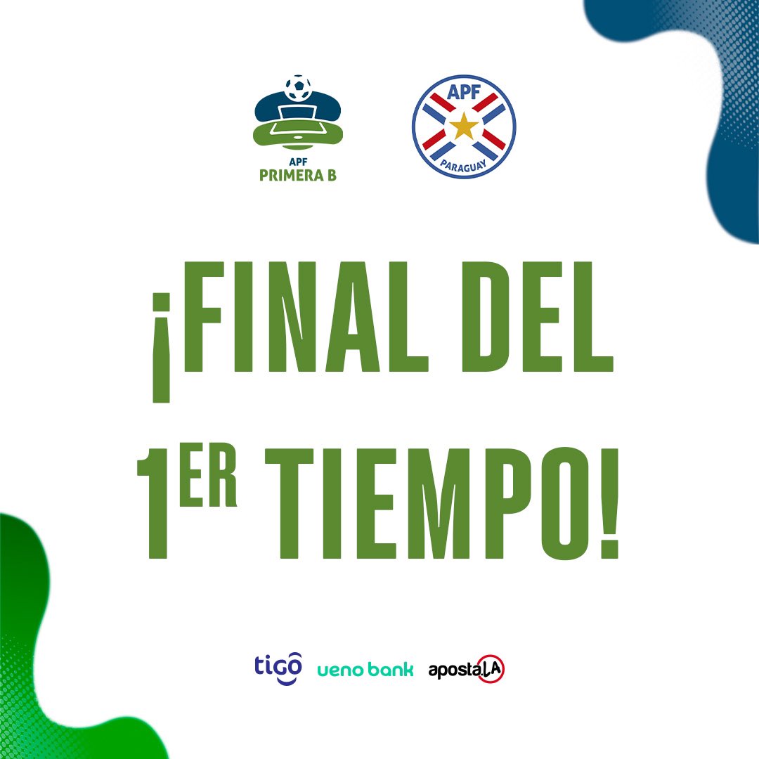 🗣️ ¡Final del primer tiempo!  

➡️ #29deSetiembre 0
➡️ #SportColombia 1

🗓 Fecha 18.    

#APFPrimeraB ⚽