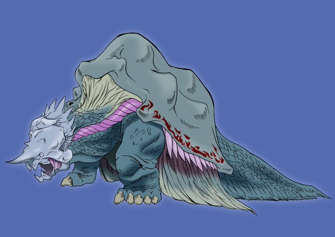 #何でもいいから怪獣をあげて 

オリジナルも…あげねば無作法というもの… 