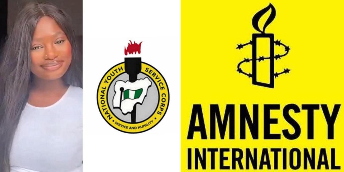 Amnesty International Demands Release of Raye's NYSC Certificate parallelfactsnews.com/amnesty-intern…