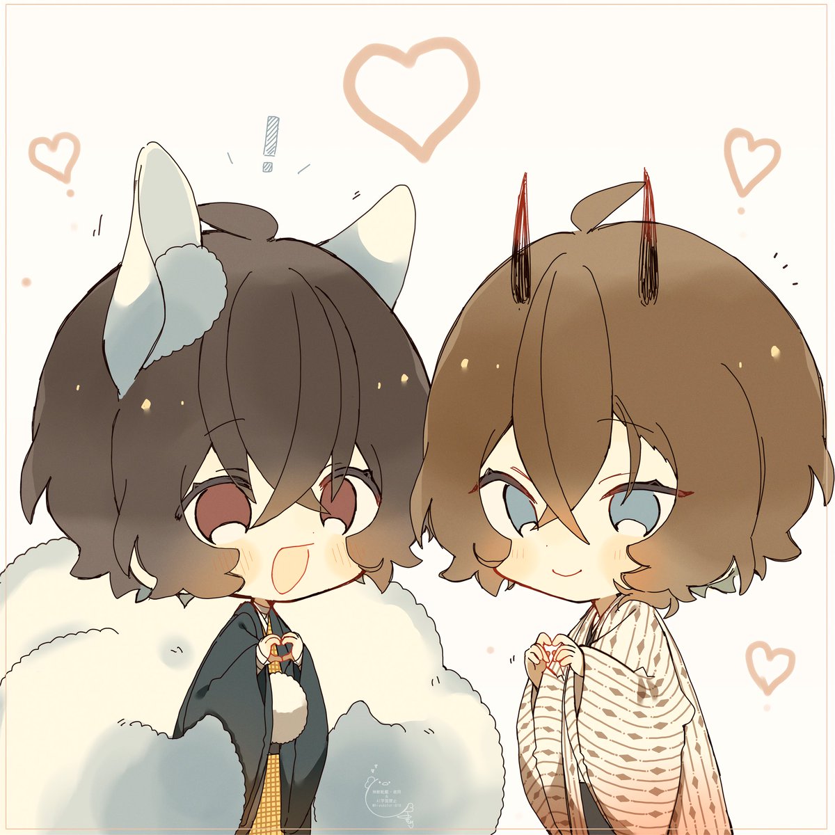 はーとの日
🦊♡👹