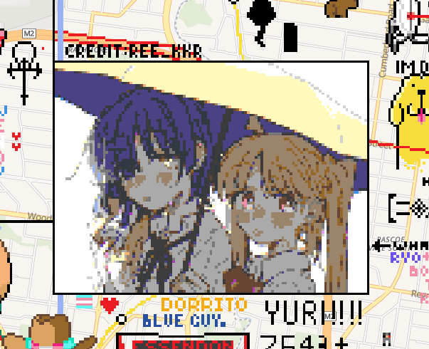 paying tribute to れぇ先生 with something ive been doin for like 2 days.....