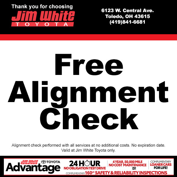 JimWhiteToyota's tweet image. Steering off? Could be your alignment. Get it checked at Jim White Toyota!
📅 Book here: ow.ly/g1lo50WuO1Q
#ToyotaService #AlignmentCheck