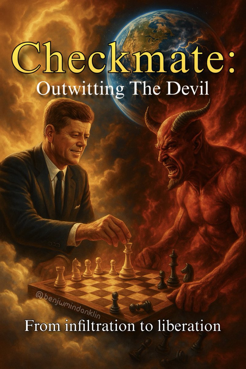 Benjwmindanklin's tweet image. Checkmate: Outwitting The Devil
From infiltration to liberation ♟️🔥

1/
A dark force infiltrated our system from within -
Corrupting our institutions.
Hollowing out our constitutional republic.
Replacing it with a corporate shell built for debt, dependency, and control.

For…