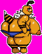 There's no way I'm adding Kacia's bare doughy asscheeks and huge honey milkers on Wplace--so I did something for myself as today's warm-up!

Pixel art is fun! I should do more and learn to animate it.